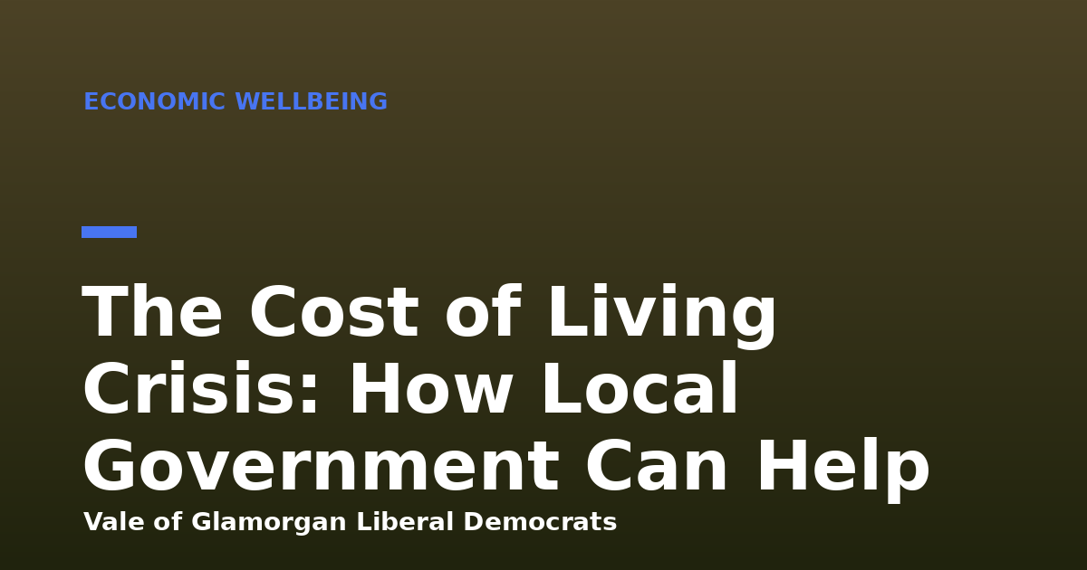 The Cost of Living Crisis: How Local Government Can Help